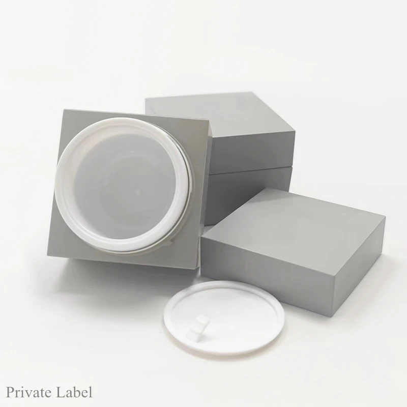 Square Setting Pomade Styling Private Label Soap Fix Re-growth Brow Freeze Vegan Eyebrow Wax Brow Gel Empty Package Jar