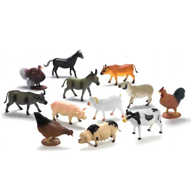 Dongmei Series Simulation Farm Animal Model Y Set Pig Horse Sheep Map Sample Customization