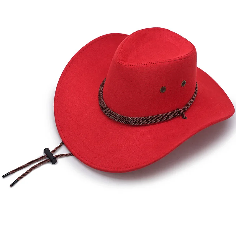 Wholesale Big Edge Cheap Custom Adult Fashion Cow Boy hat