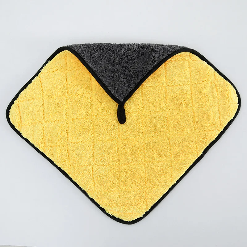 Esun Quick-Drying Microfiber Cleaning Towel Rectangle Auto Detailing Cloth for Car Polishing and Waxing