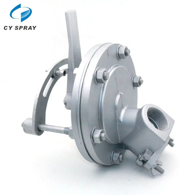 Aluminum Manual High Pressure Blasting Machine Sand Tank Lower Sand Valve Flow Control Valve