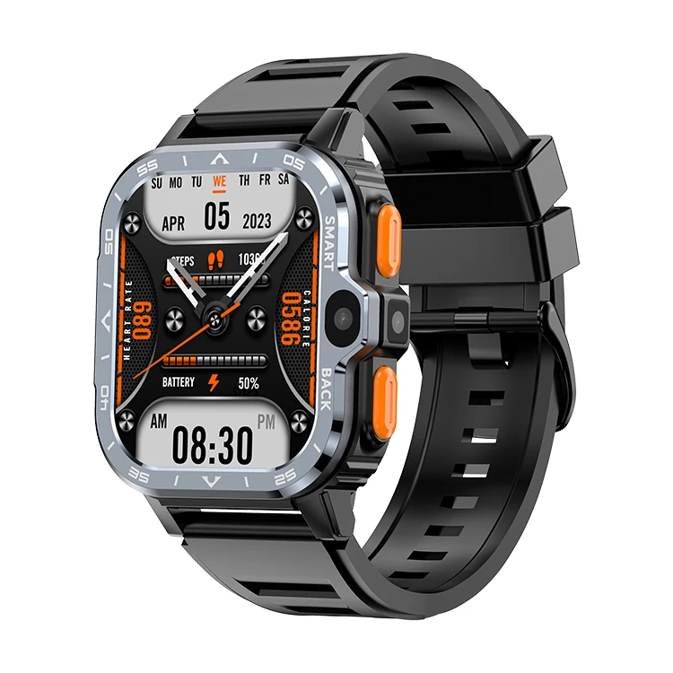 High Quality Waterproof PGD Watch Anti-lost GPS Tracker 2.03inch Large HD Screen Dual Camera SIM card Slot 4G Smartwatch