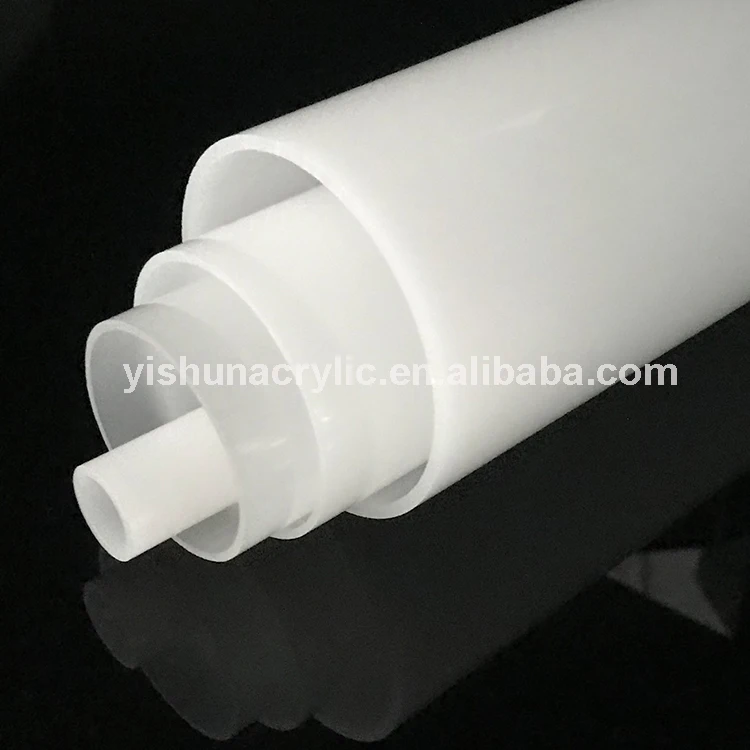 Guangzhou Factory Wholesale Led Lighting PMMA Light Diffusion Pipe Plastic Diffused Acrylic Round Tube