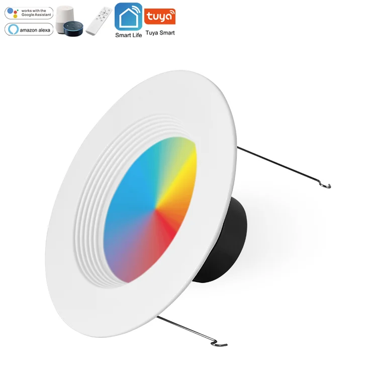 AC90-130V 4 6inch ELT FCC CETL Certificate APP Wifi TUYA Smart Control RGB Ultra Slim LED Downlight