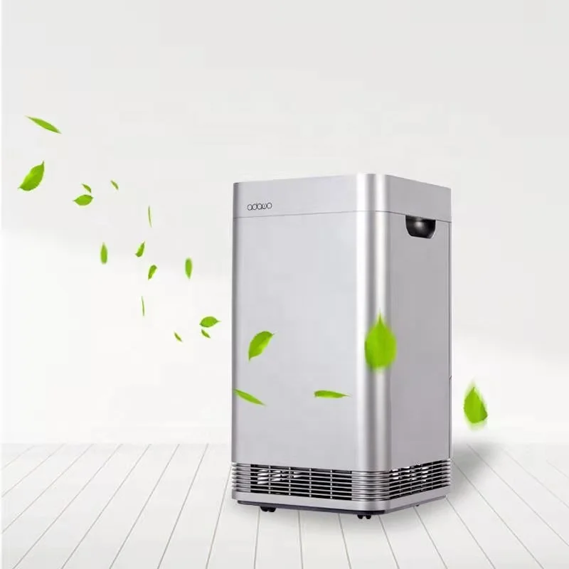 Portable Floor Standing Esp Hepa 13 Carbon Filter Large Room UVC Sterilizer Air Purifier For Mold