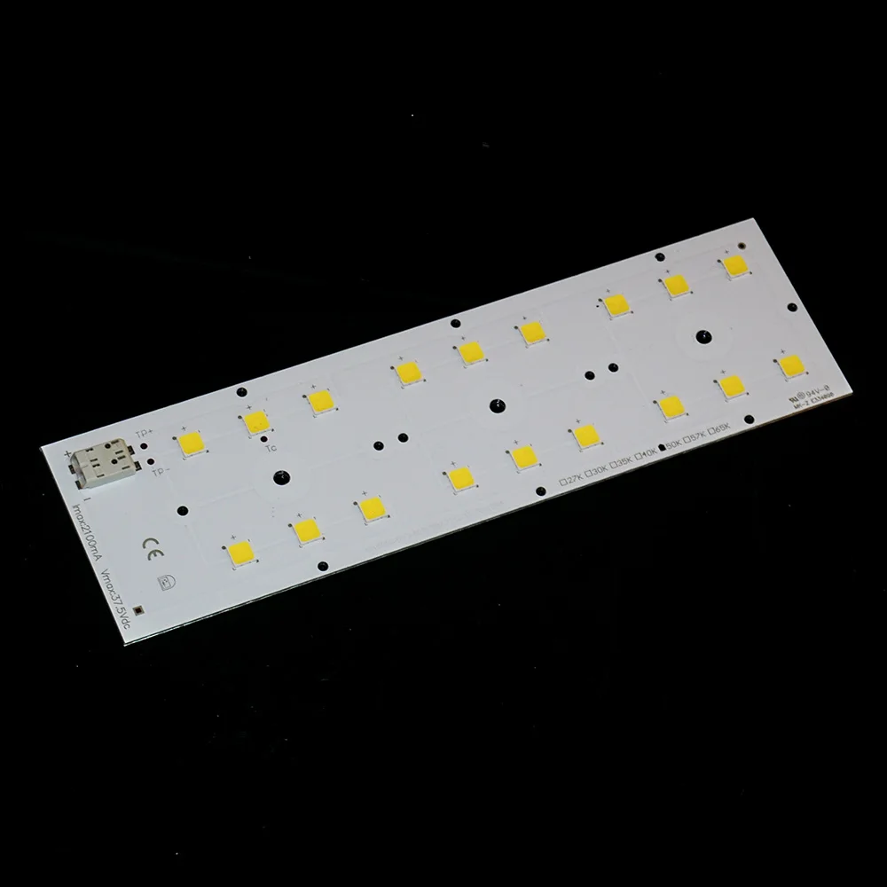 High bright 5000k color temperature street lamp led panel light module aluminum pcb