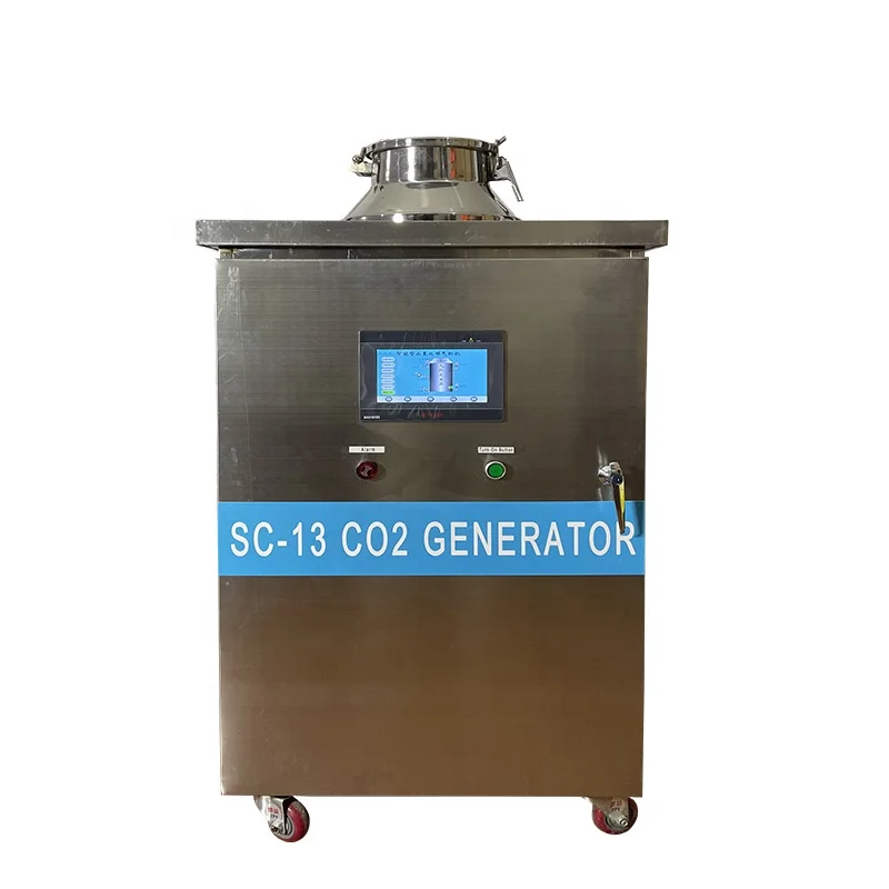 Electric power  Ammonium bicarbonate material carbon dioxide CO2 generation system for plant grow