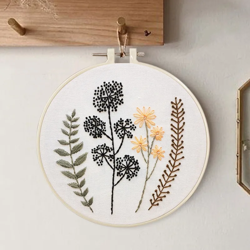 Custom China Wholesale Hand Made Embroidery Cross Stitch Set Embroidery Starter Kit Textile & Fabric Crafts