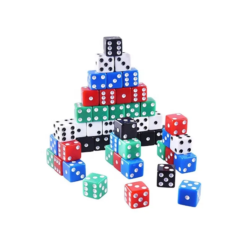 Customized Durable Rounded Point Dice Black and White Point Dice Bar Ktv Entertainment Products