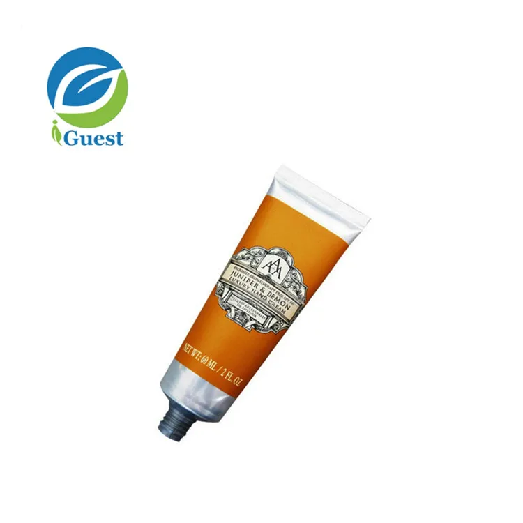 
Cosmetic tube manufacturers wholesale hand cream aluminum metal tubes for hand cream with with octagonal mushroom caps 