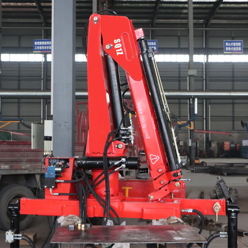Bob-Lift Mini Portable 1 Ton Crane Hydraulic Arm Lift for Pickup Truck