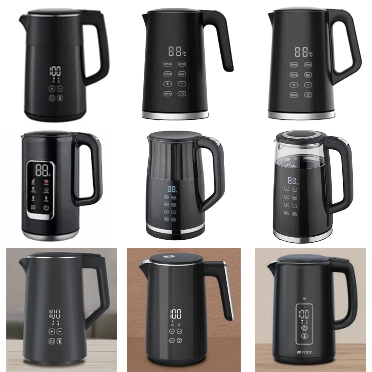 371401 2200W 1.7L digital kettle with touch temperature screen display