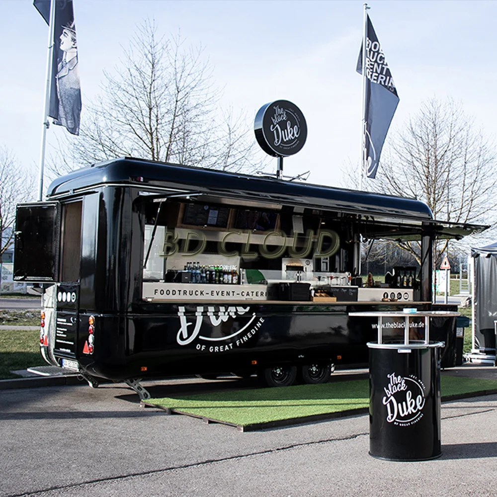 high quality cheap price mobile food vending van for sale