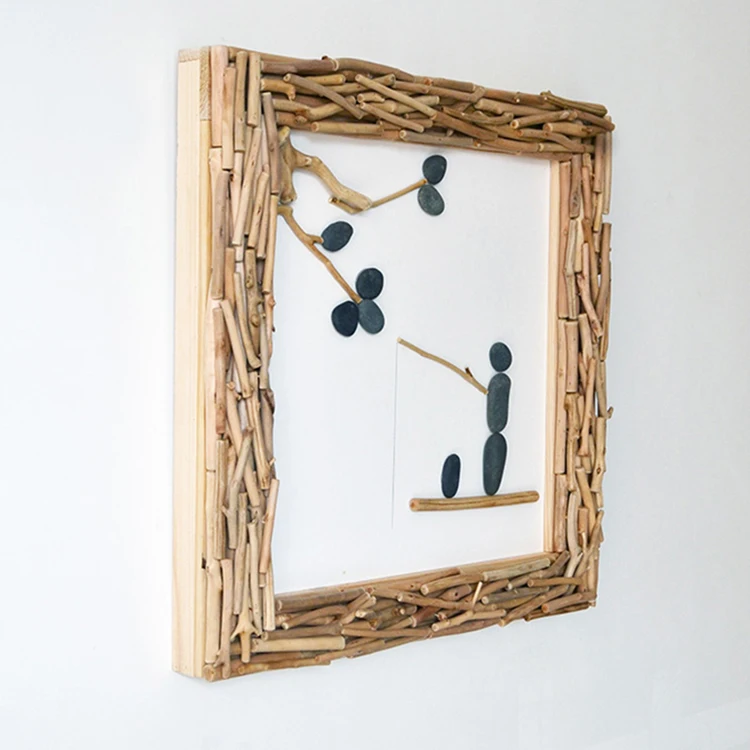 
Handmade Nordic Style Art Wall Decoration Wooden Painting For Living Room Or Restaurant 