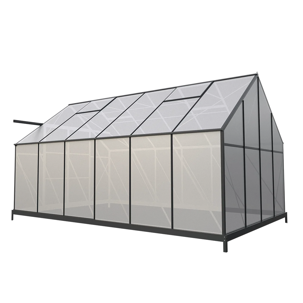 AG0810-H215 Pvc commercial greenhouse for sale Aluminum Outdoor Greenhouse For Plants