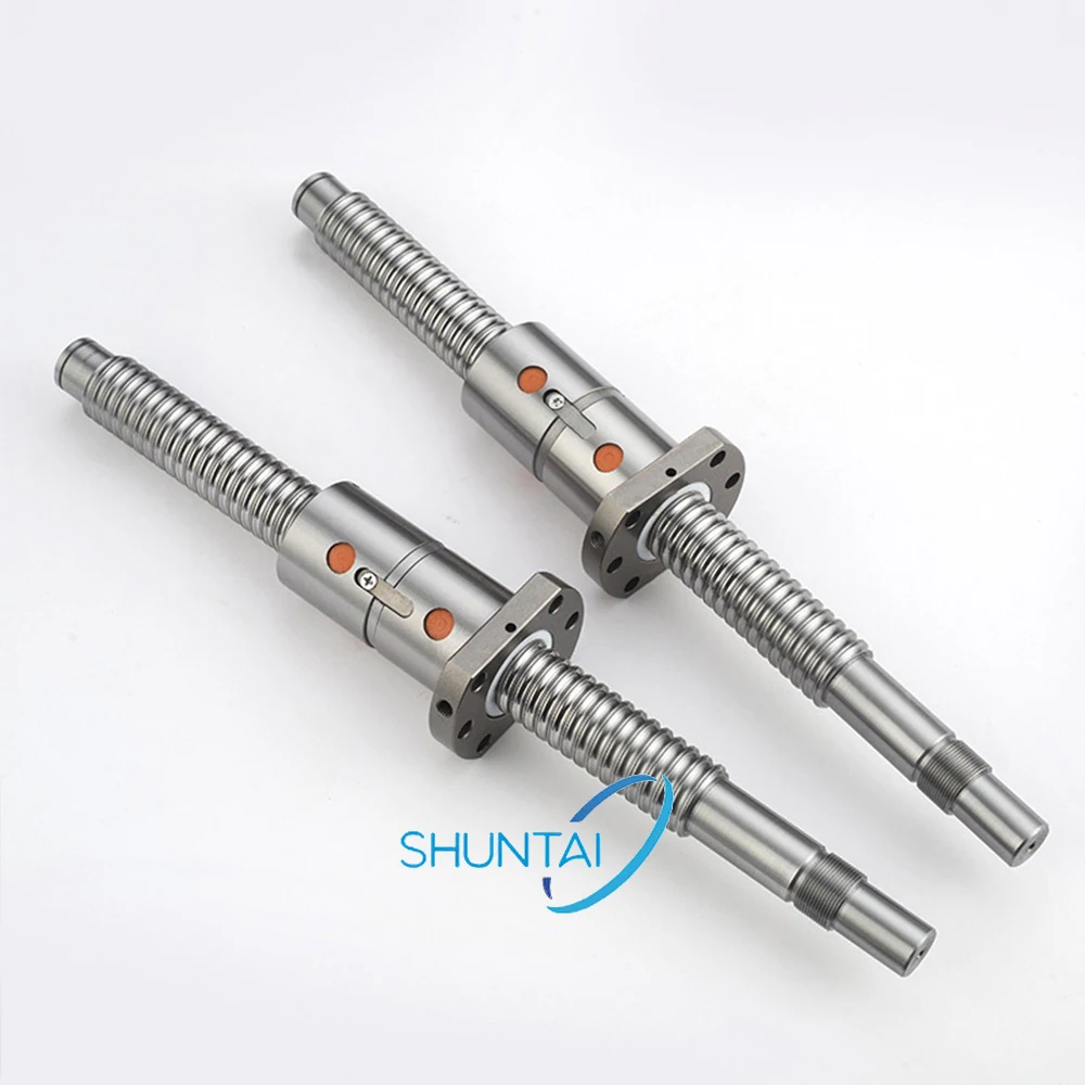 SFU1605 C3 C5 C7 Стержень с катаной резьбой Линейный шариковый винт с ЧПУ с шариковой гайкой BKBF12 Муфта и корпус гайки