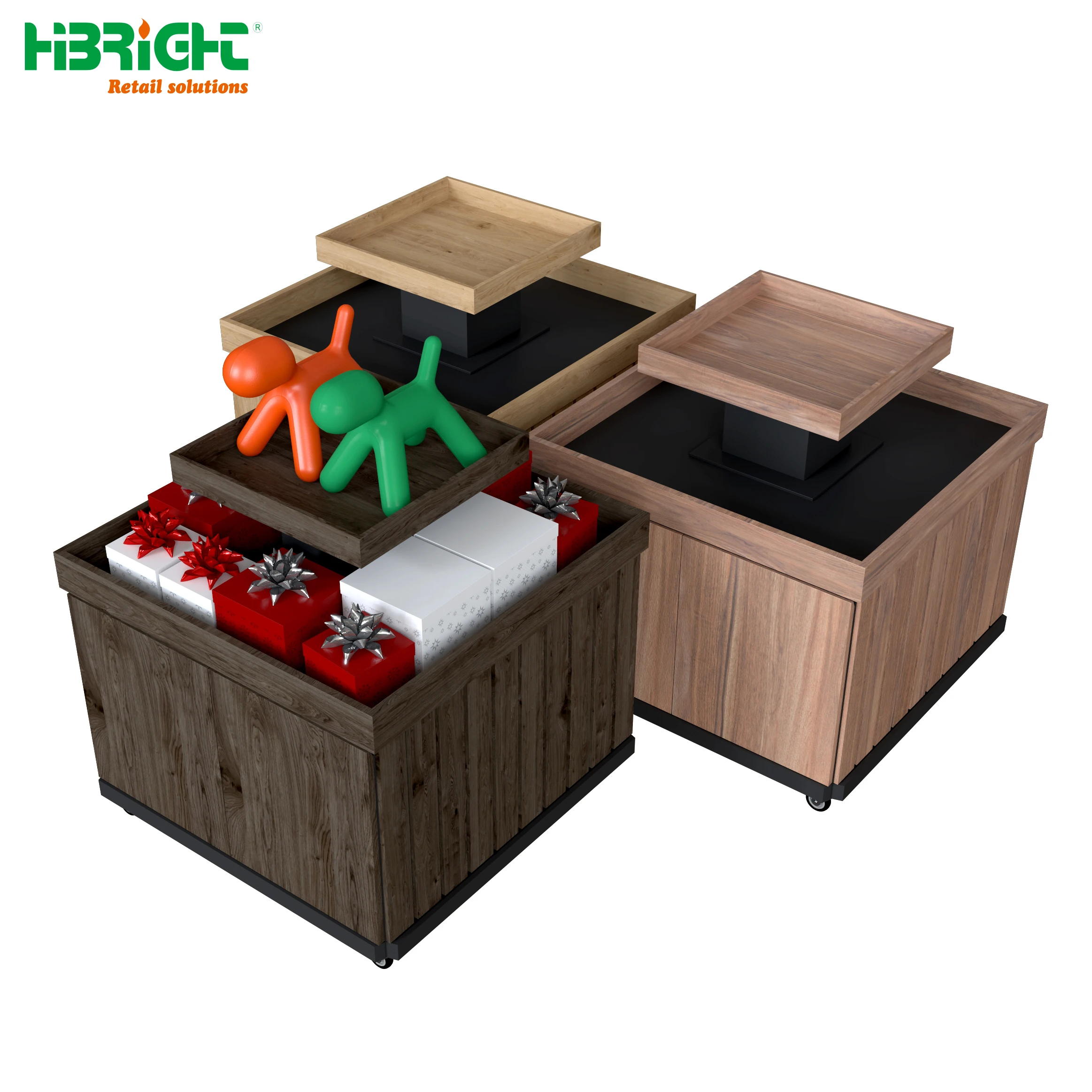 OEM Modular Display Bins for Cake Shops and Convenience Stores Extra Storage Durable and Accessible