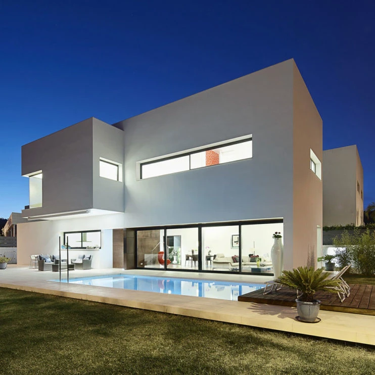 Villa steel structure prefabricated villa modern design hotel prefabricated luxury villa residence