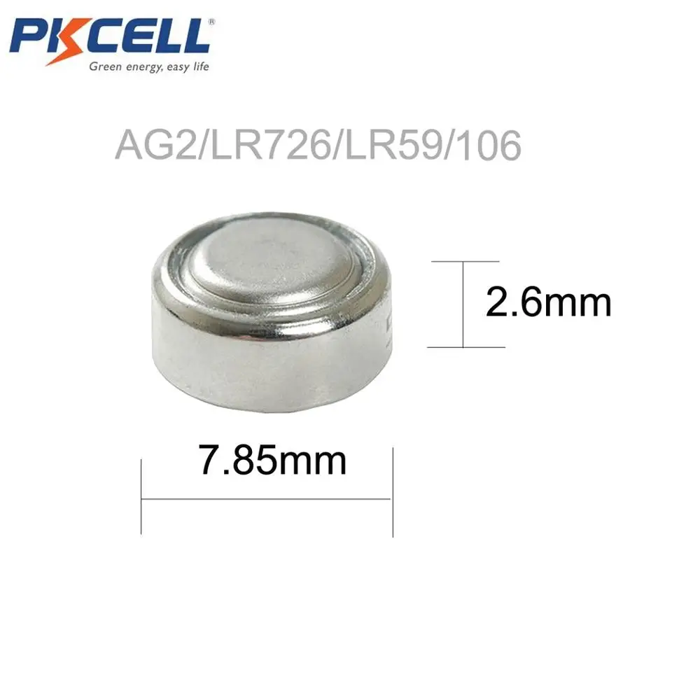 Primary  0% hg Watch Battery  Ag2   LR59  197  Lr726 106  1.5V  10B Alkaline button battery