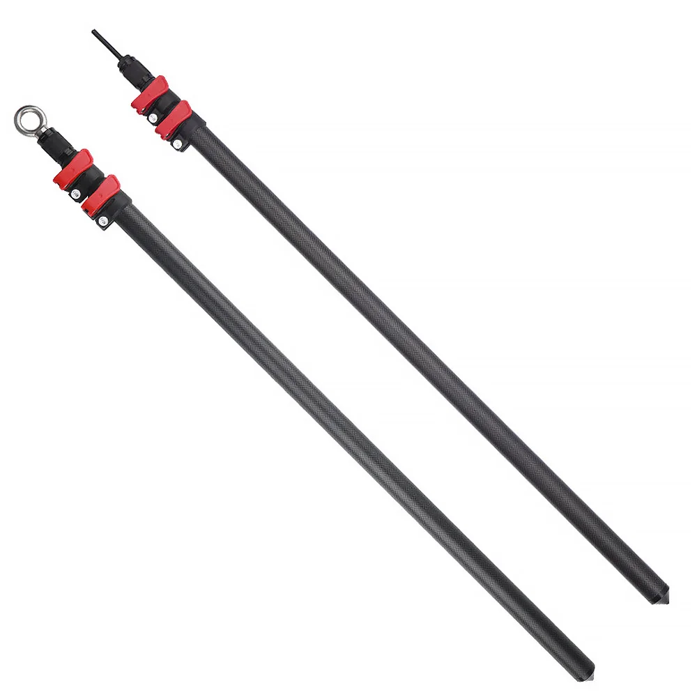 Factory Wholesale Adjustable Fixer Ground Nail Carbon Fiber Retractable Rod Suitable For Camping