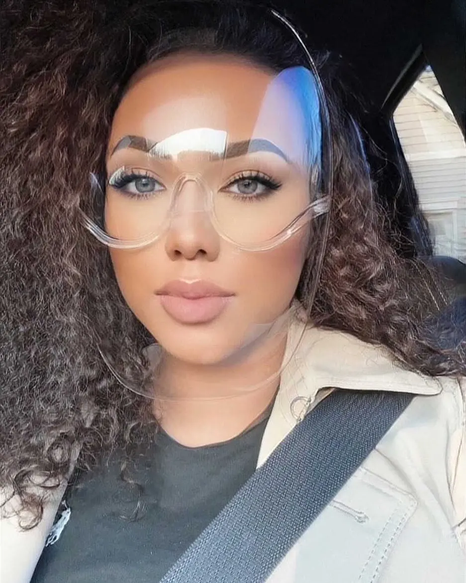 Противотуманная Складная и многоразовая легкая защитная маска для лица и Защитное стекло для лица