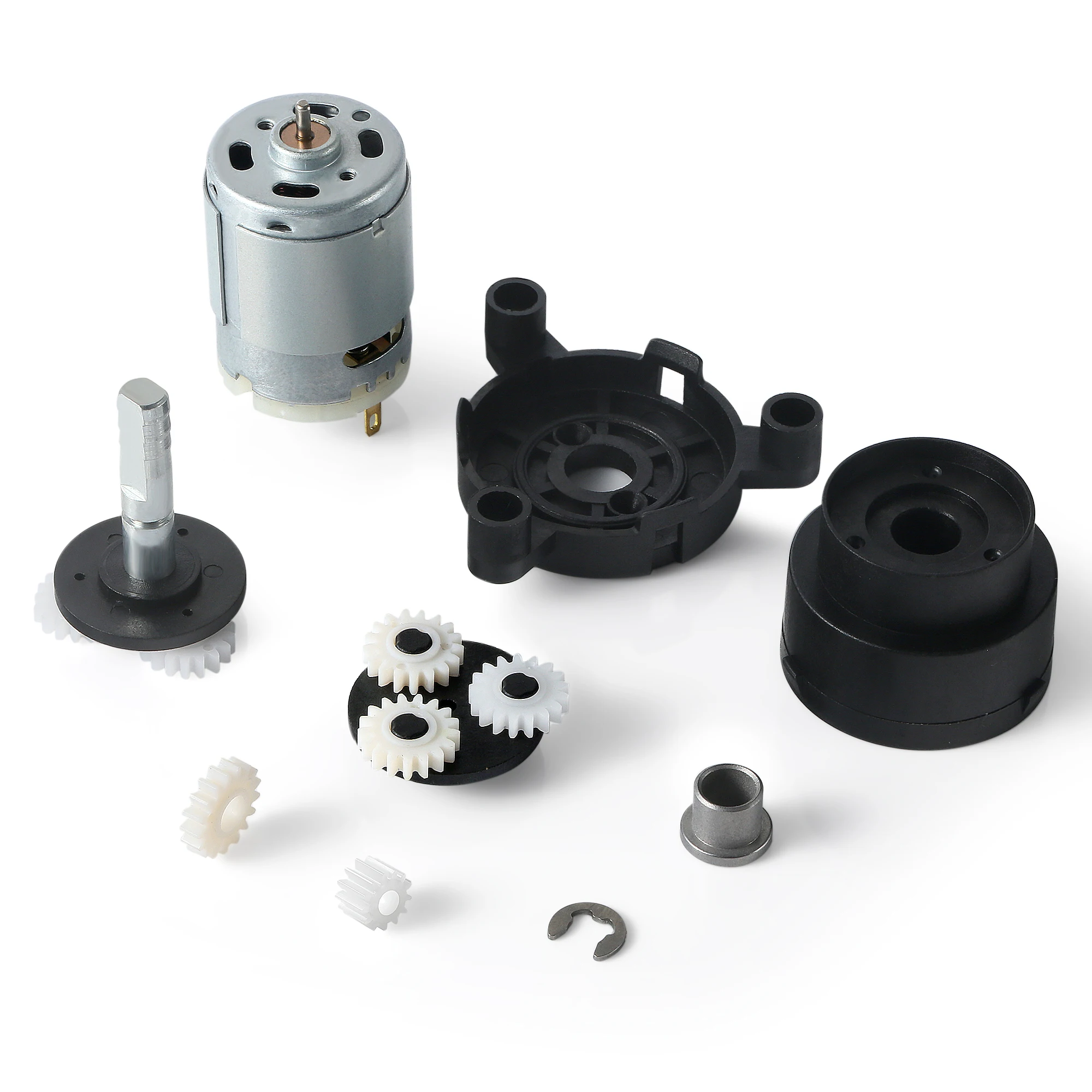 Mini DC 40MM 360 motor planetary reduction brush DC motor, used for egg beater cleaning brush electric tools