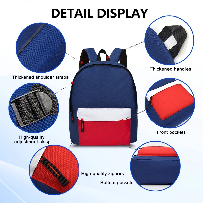 Wholesale Promotional Custom Teenagers School Bags Fashion Waterproof Kids Backpack School Bag Printed Logo Leisure sports bags