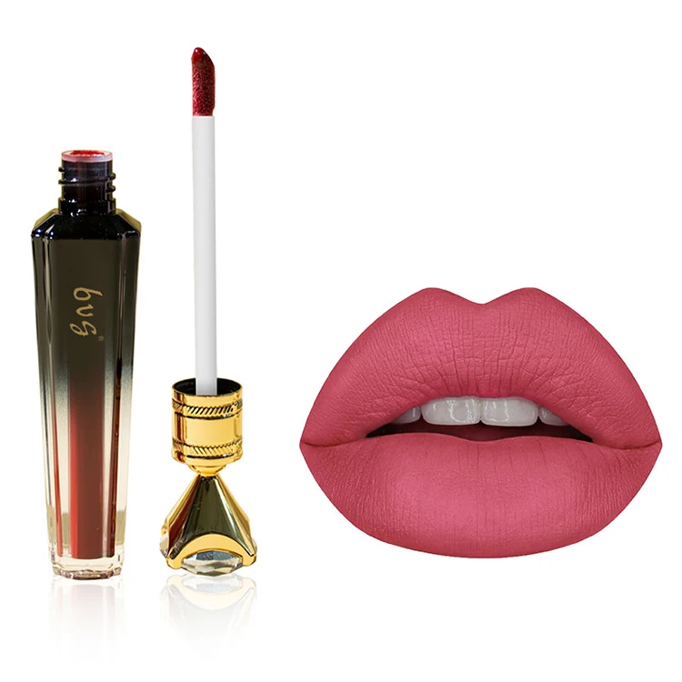 Wholesale BVG Private Label Lipstick (new) Lipgloss Waterproof Quick Dry Lip Gloss Luxury Make Up Diamond Matte Liquid Lipstick