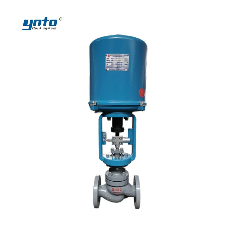 YNTO Regulating valve ZJHM Series Pneumatic actuated diaphragm type single seated control valve with Positioner Pneumatic