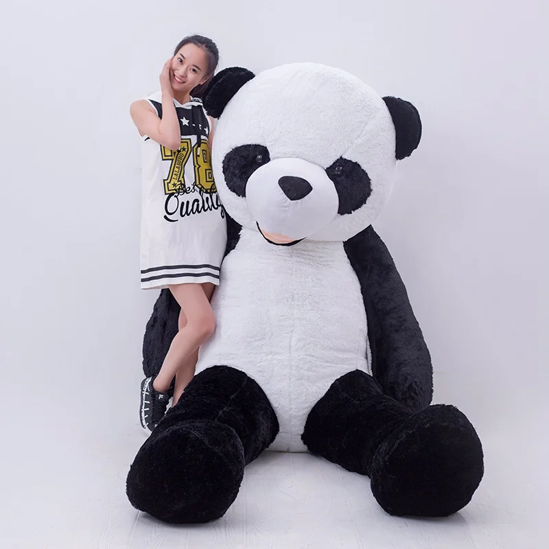 new sunrise custom made super lovely promotional soft stuffed big panda doll toy high quality plush giant panda hugging pillow