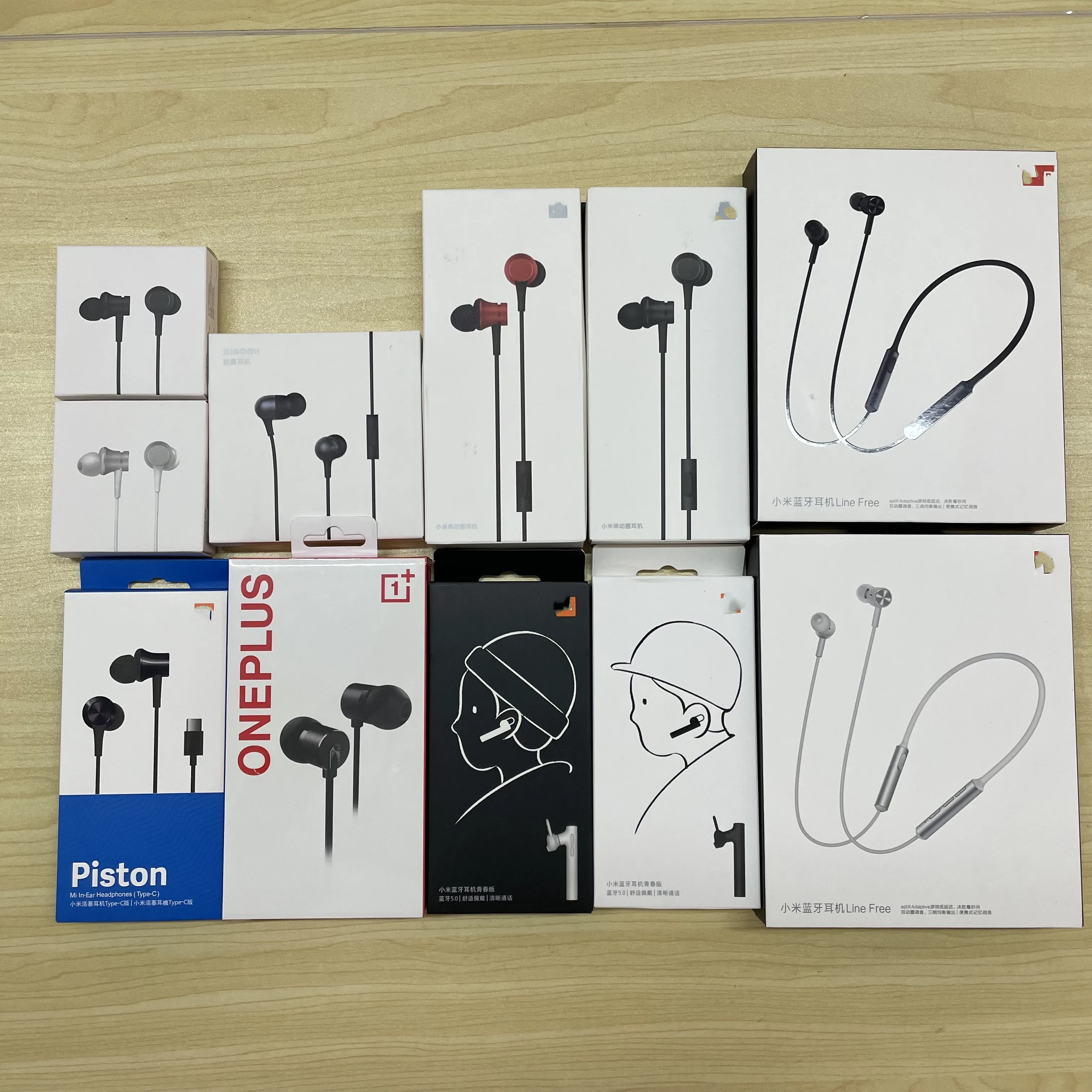 3.5mm&type c Audio line  Earbuds with Mic Game Music Dynamic In-Ear Stereo earphone headphones microphone for Xiaomi for Samsung