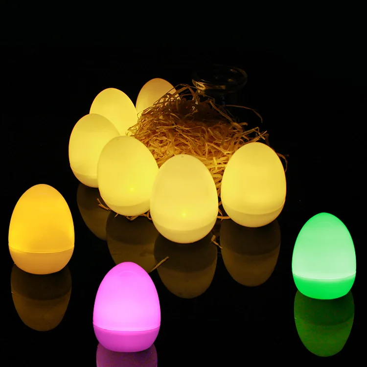 
Led Light Decoration Easter Eggs Colorful Easter Party Supplies Decorations Set 