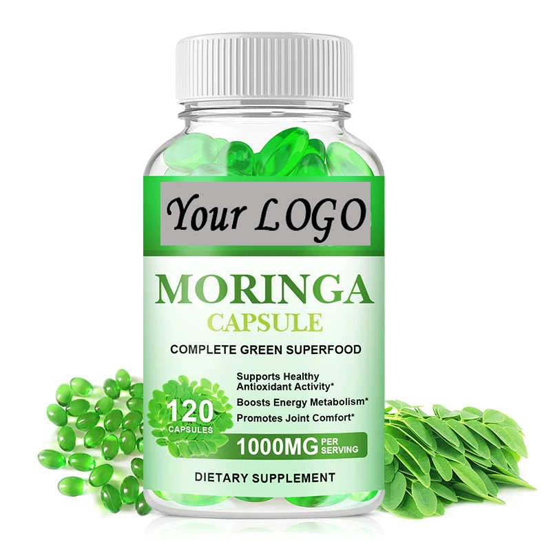 Оптовые VIP-клиенты moringa OEM Заводские медицинские добавки сохраняют память мульти-Витамин Moringa капсула
