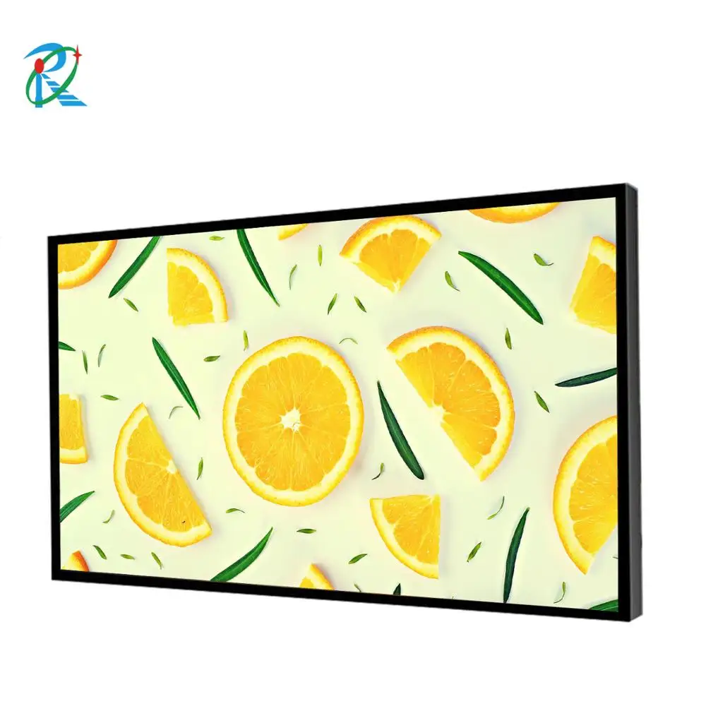 New 55 inch high brightness flexible advertising display replacement tv screen panel monitor customized lcd