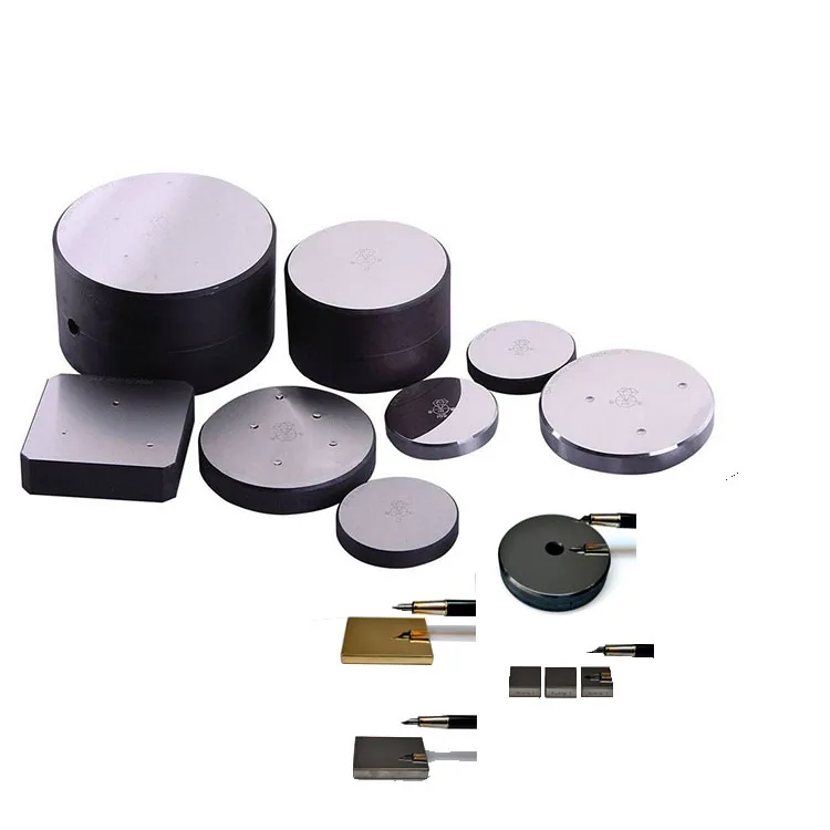 Standard hardness block for Rockwell