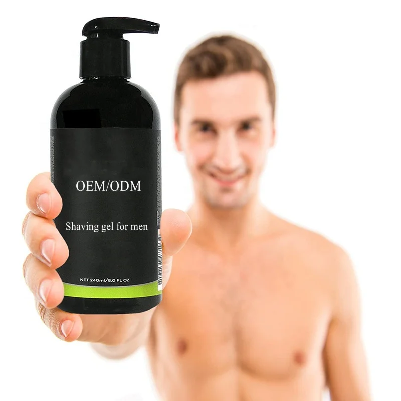 Private Label Best Natural Shaving Gel For Men