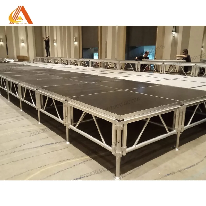 Hot Sale Aluminum truss stage portable stage platform Aluminum Stage Truss with Adjustable Height
