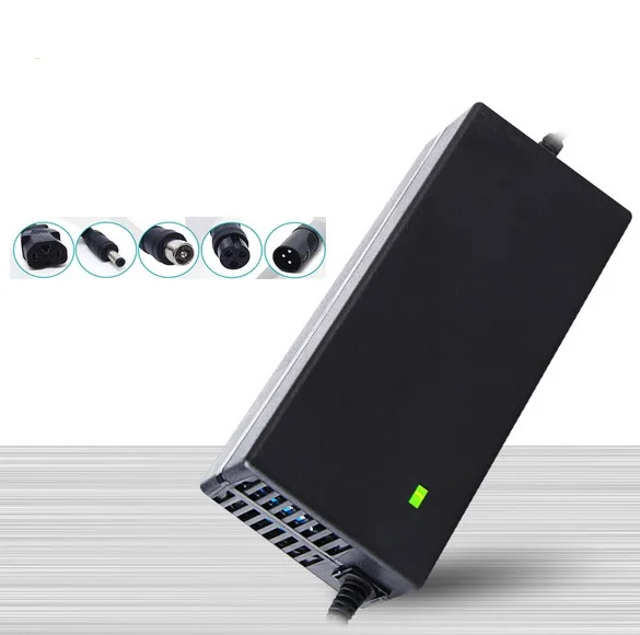 Portable Smart 110V - 240V 48V 2A Black Lithium Li-ion Battery Charger for E Bike