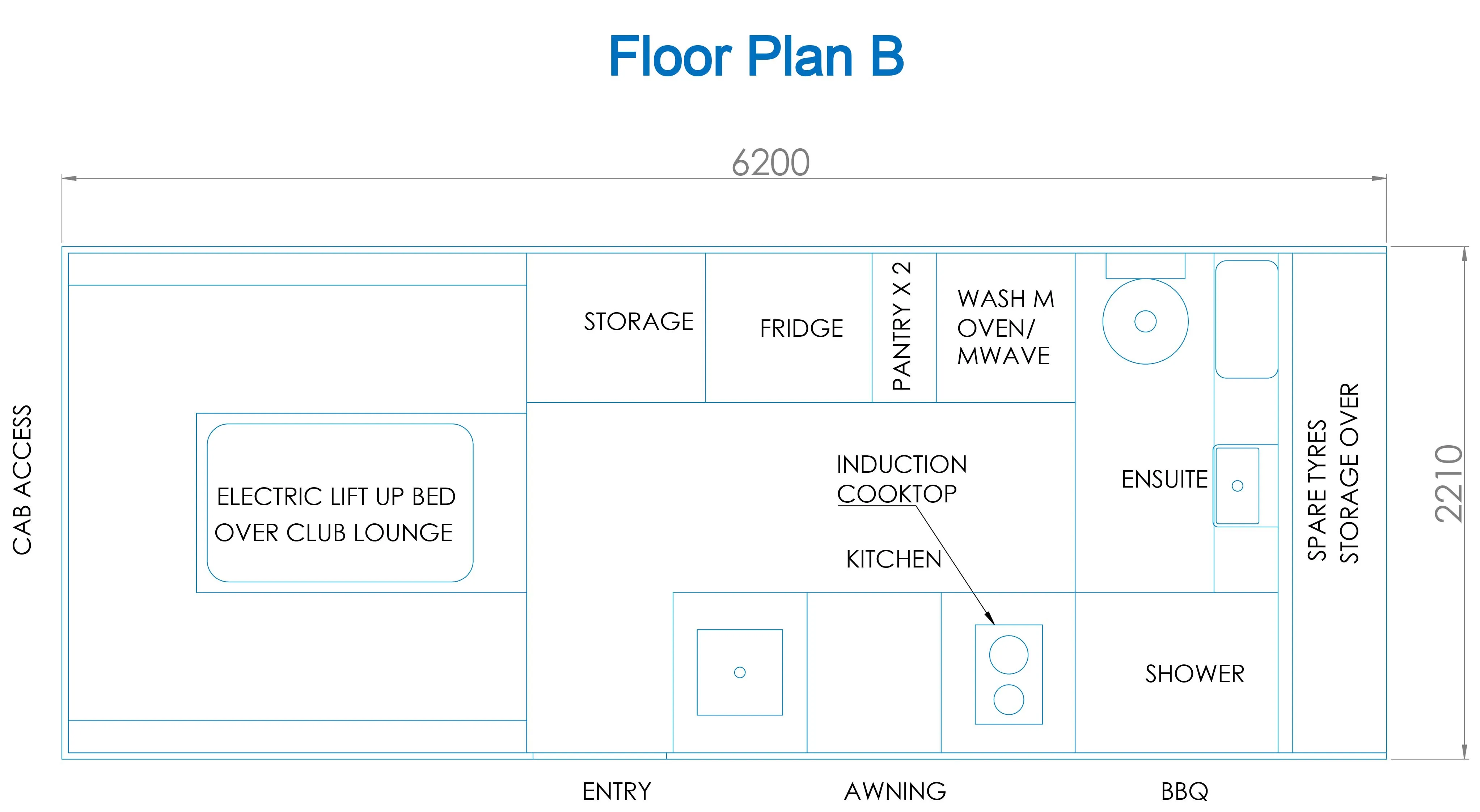 Ecocampor 4x4 Camper Slide In RV Truck Expedition Camper