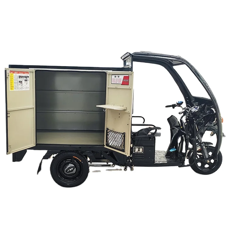 
JINPENG 5031 Delivery Express Electric Closed Cargo Tricycles 60v 800w Motor for Passengers 