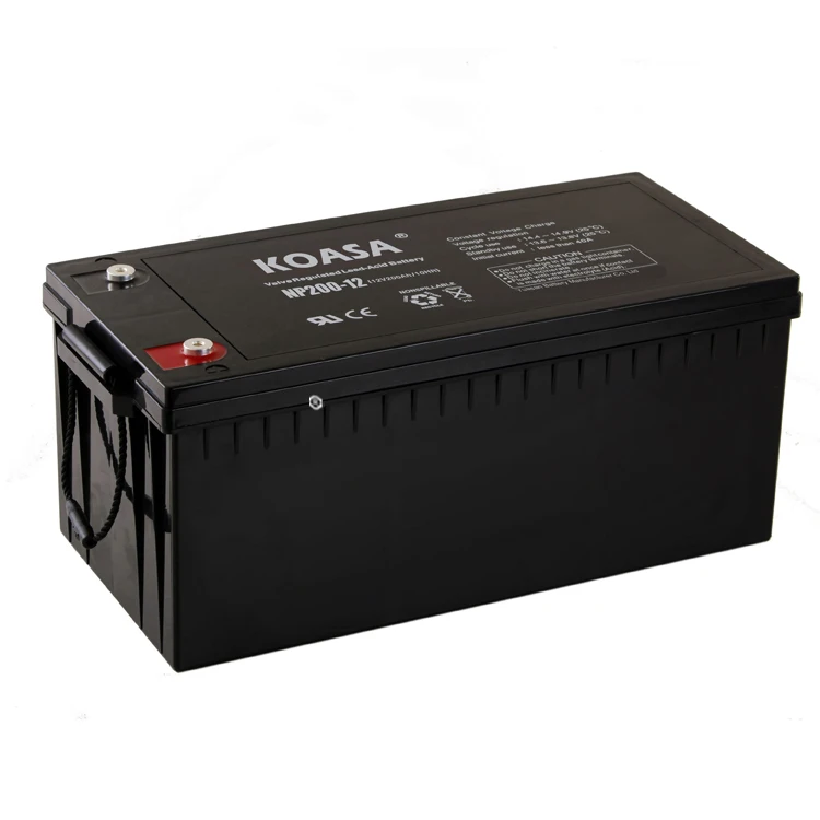 KOASA Superior NP200-12AT Deep Cycle  Battery 12V 200AH Rechargeable Battery UPS Battery for Solar and Wind System
