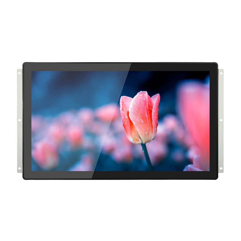 10 10.4 11.6 15 17 19 21 industrial touch screen monitor open frame flat 17.3 inch wall mount video media