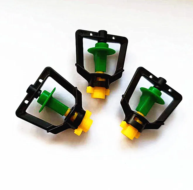 Multi-outlet Nozzle 360 Garden Drip  Irrigation Sprinkler Watering Rotating Sprinkler i