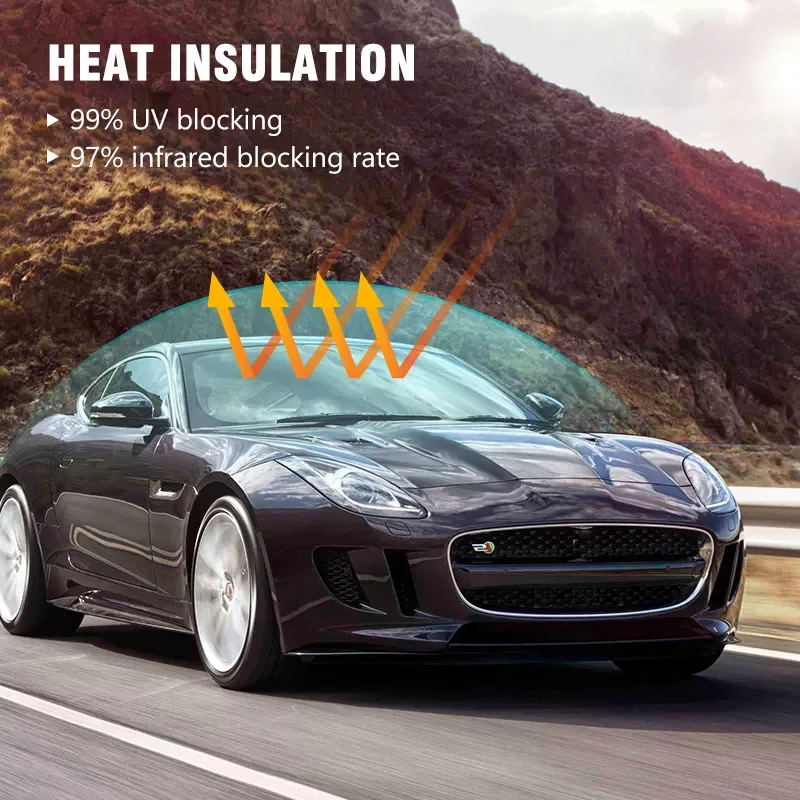 High Insulation Heat IRR 96% Nano Ceramic roll Car Solar Safety Sun Privacy Protection Anti UV Car Window Film
