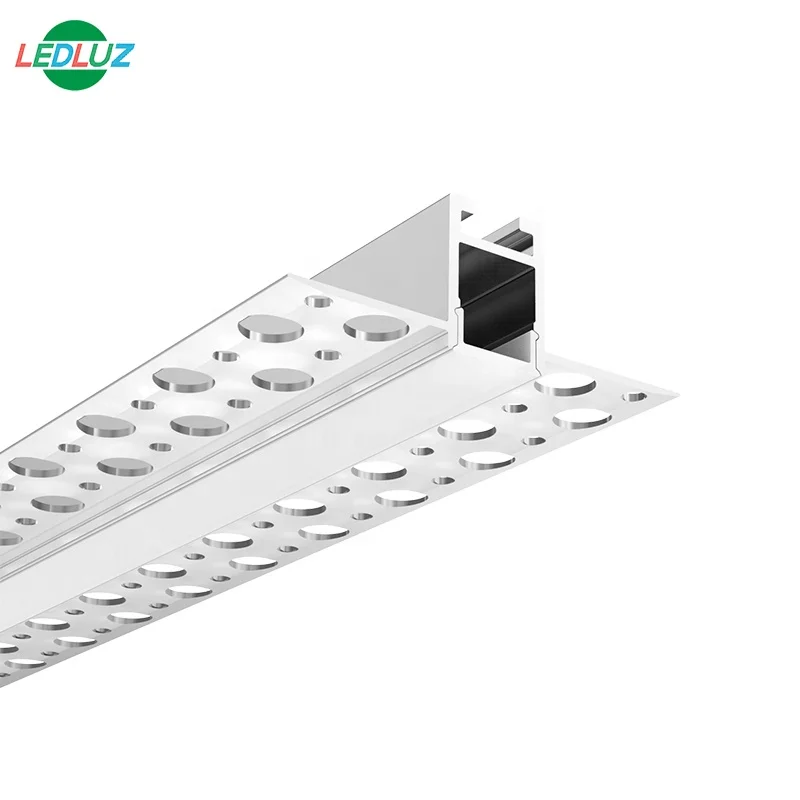 
ALP079 16mm Trimless Recessed Drywall LED Profile for 10mm LED Strips 