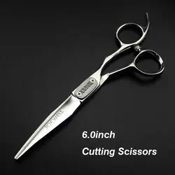 Free shipping JOEWELL 6.0 inch right hand stainless steel  hair scissors cutting / thinning scissors