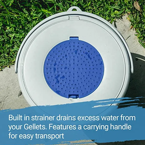 В комплект входит встроенный фильтр для гелевого пистолета, синий, зеленый, оранжевый, 5 л