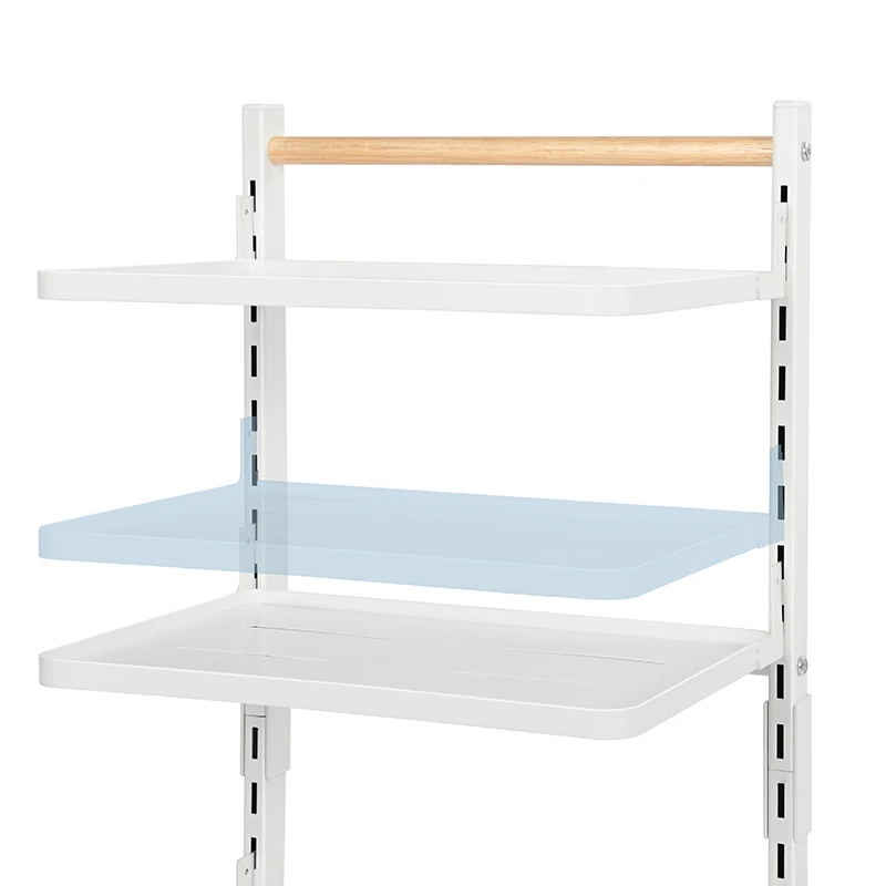 Multi-layer Metal Rolling Kitchen Utility Trolley Cart Adjustable Layer Pot Holder Pan Storage Pot Rack With Wheels