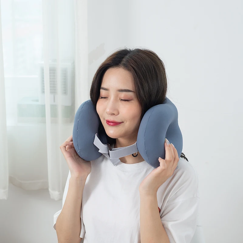 Wholesale Office Napping Bath Custom Airplane Comfortable Travel Neck Pillow U Shape Pillow