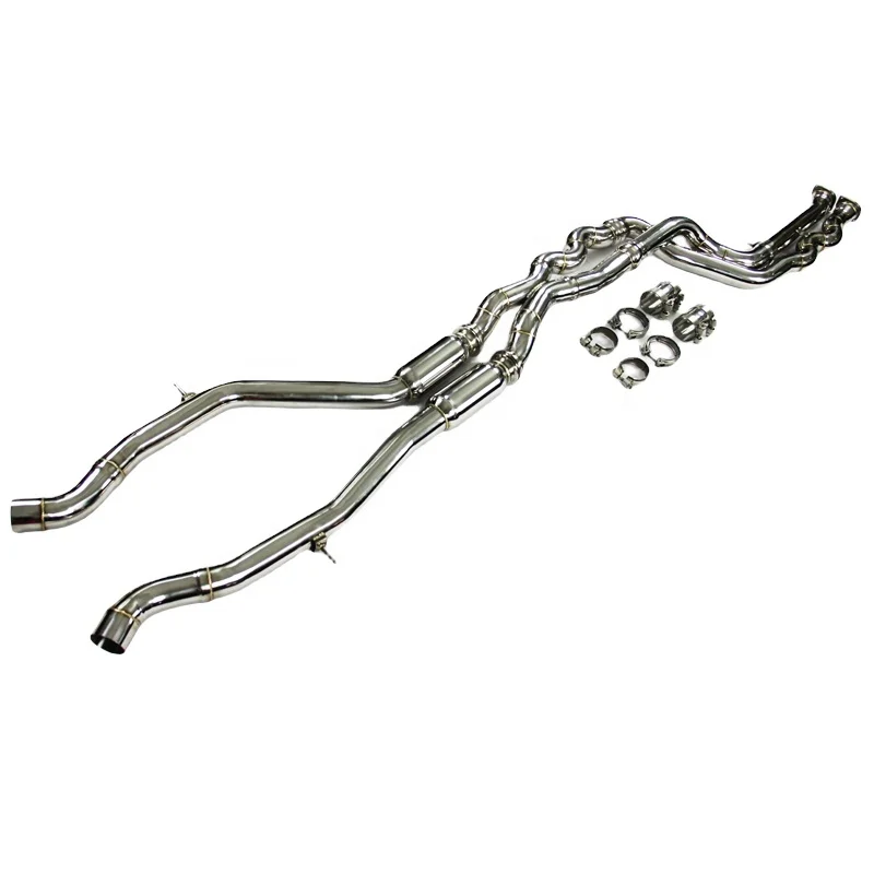 Труба средней длины для BMW M3/M4 F80 F82 F83 S55 3 0 T 2014-2019 выхлопная труба 304 выхлопной системы автомобиля из нержавеющей стали